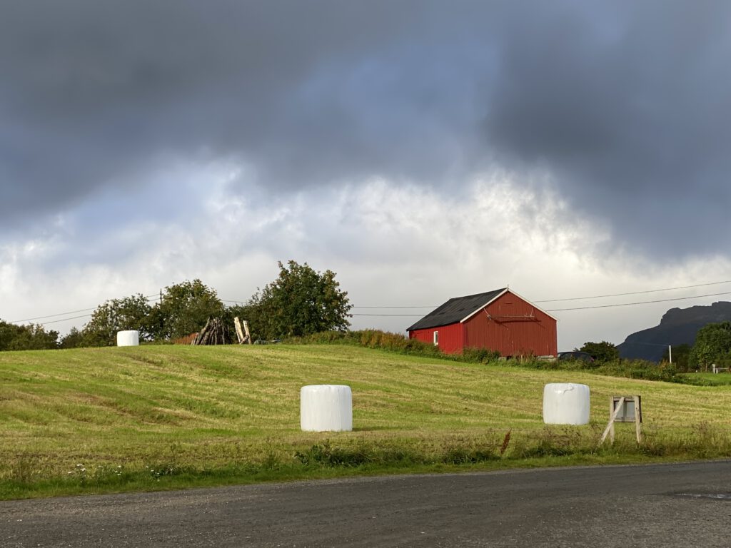 Bauernhaus auf Gimsøy