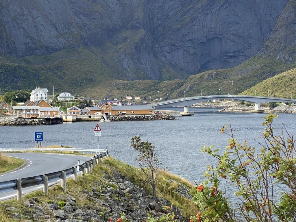 Blick auf Sakrisøy
