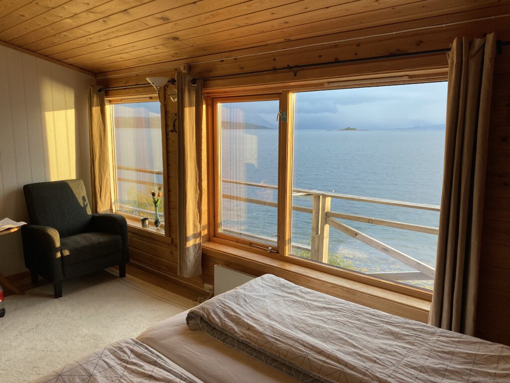 Aussicht aus dem Zimmer im Bogen Hostel