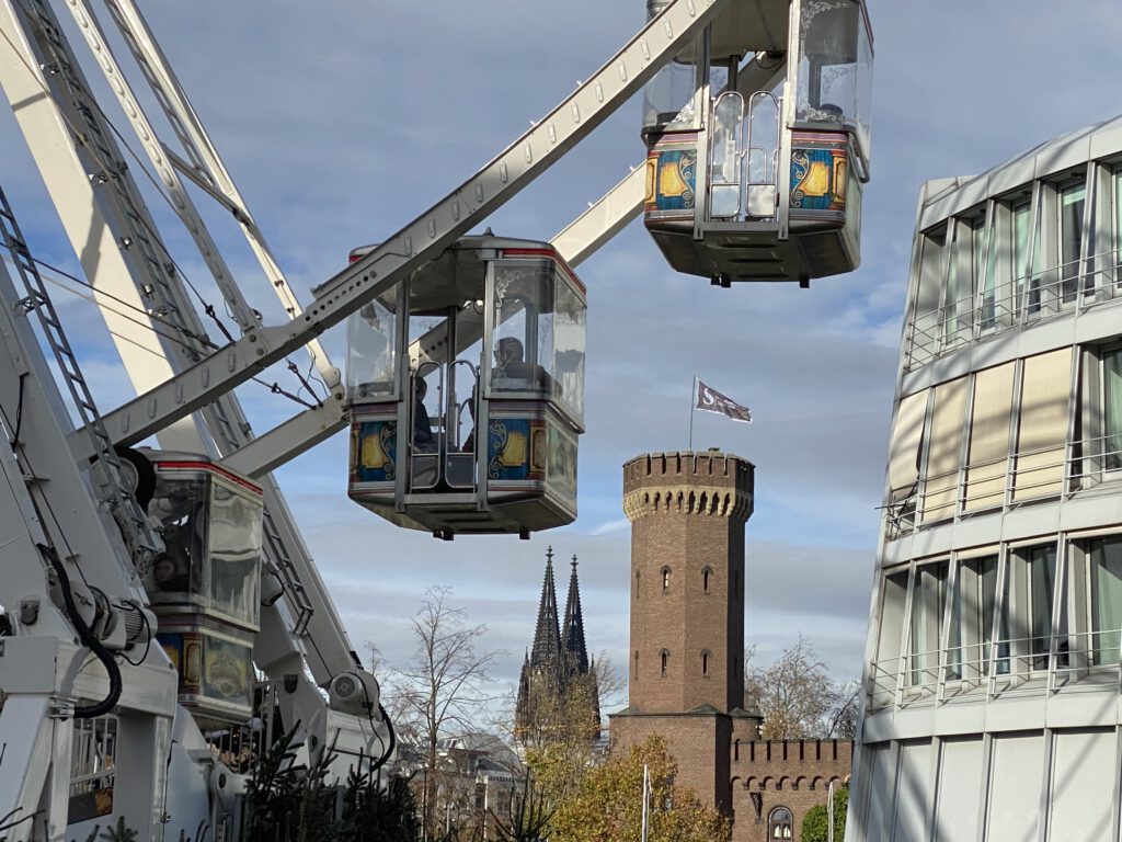 Riesenrad am Schokoladenmuseum