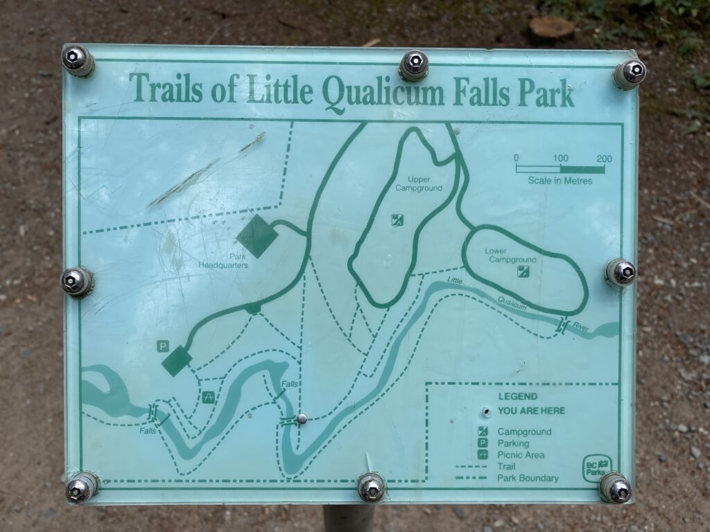 Lageplan Little Qualicum Falls Provincial Park