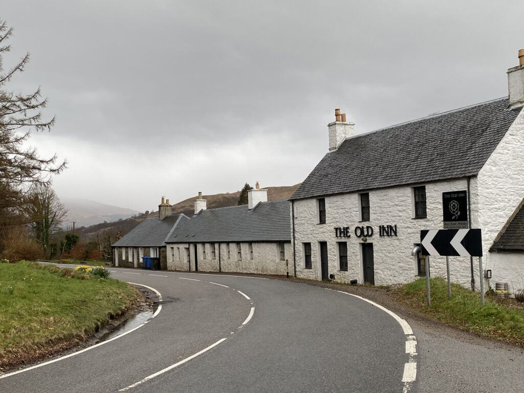 The Old Inn Castle Stalker Appin Schottland Highlands See Loch Linnhe