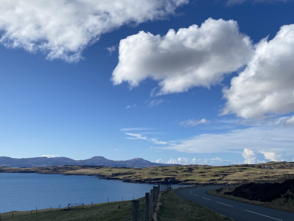 Isle of Skye Schottland Highlands Aussicht Meer 