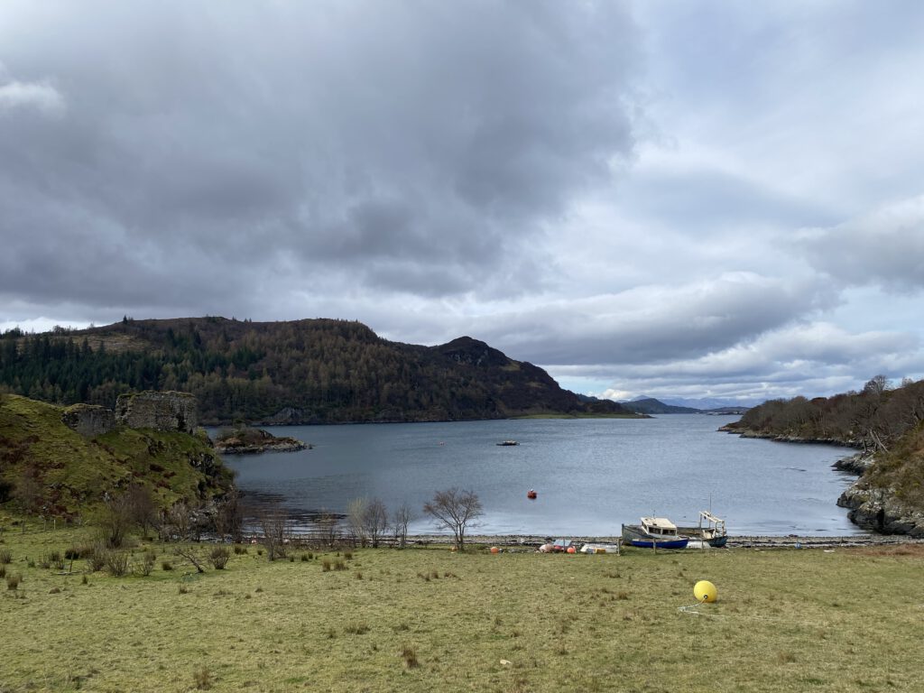 Lochcarron Ruine Strome Castle Schottland Highlands