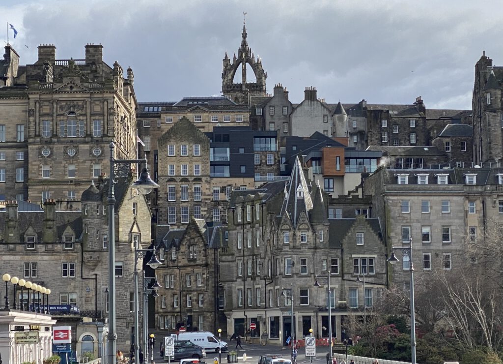 Blick auf die Altstadt von der Princess Street