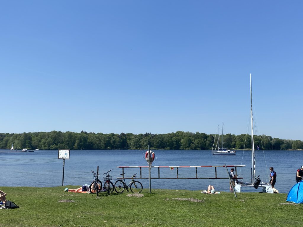 Wannsee Berlin Sonne Ausflug Tretboot