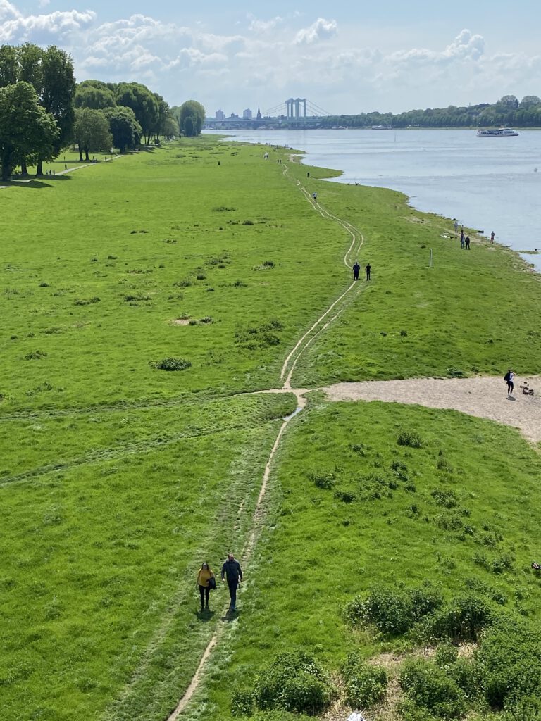 Poller Wiesen Deutz Köln Rhein Ufer 