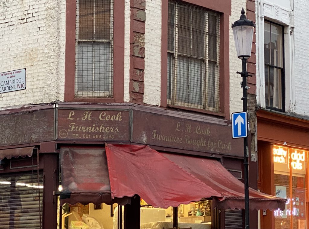 Shopfront Golborne Road Notting Hill London