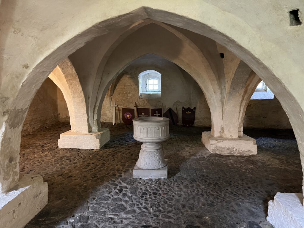 Gewölbe im Ålborg Kloster