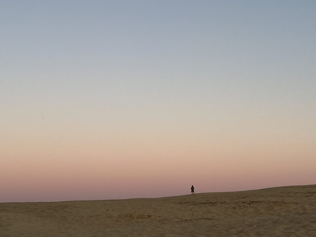 Abendhimmel mit Düne in Rubjerg Knude