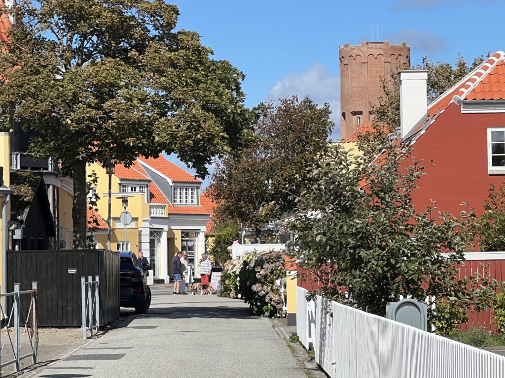 Altstadt Skagen mit Wasserturm
