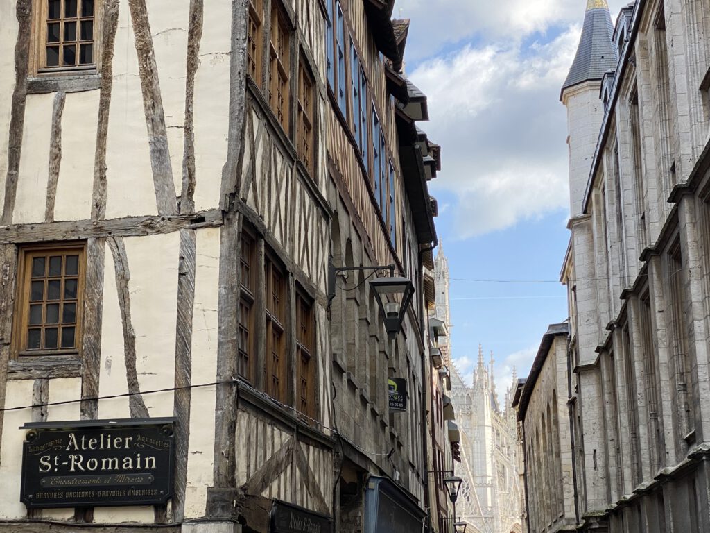 Fachwerkhäuser in Rouen