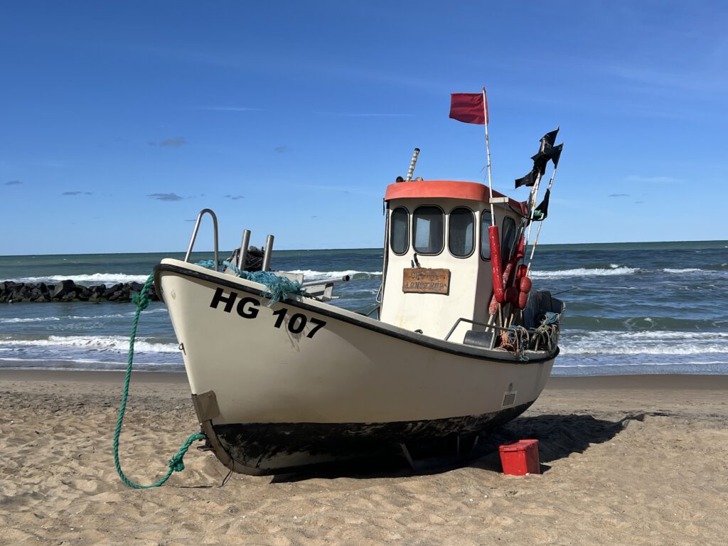 Fischkutter in Lønstrup