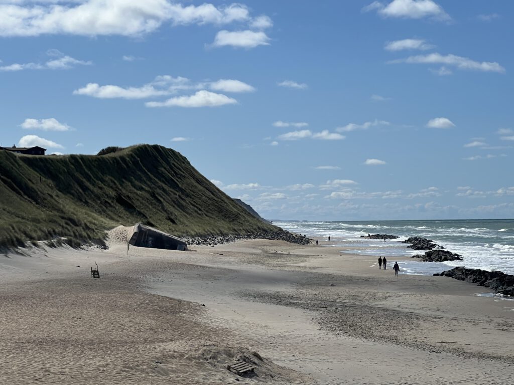Steilküste mit Bunker in Lønstrup