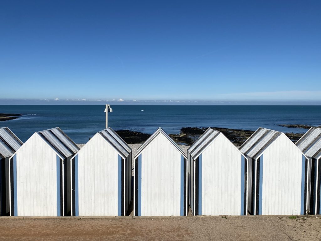 Strandhütten in Yport