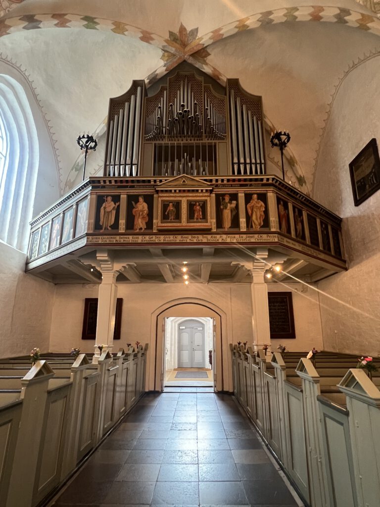 Orgel von Sæby Kirche