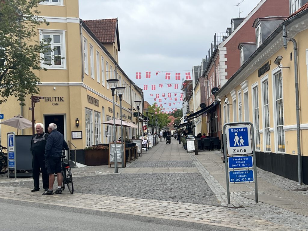 Fußgängerzone in Sæby