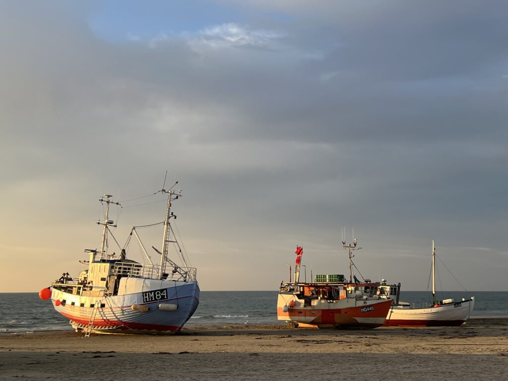 Fischerboote in Løkken