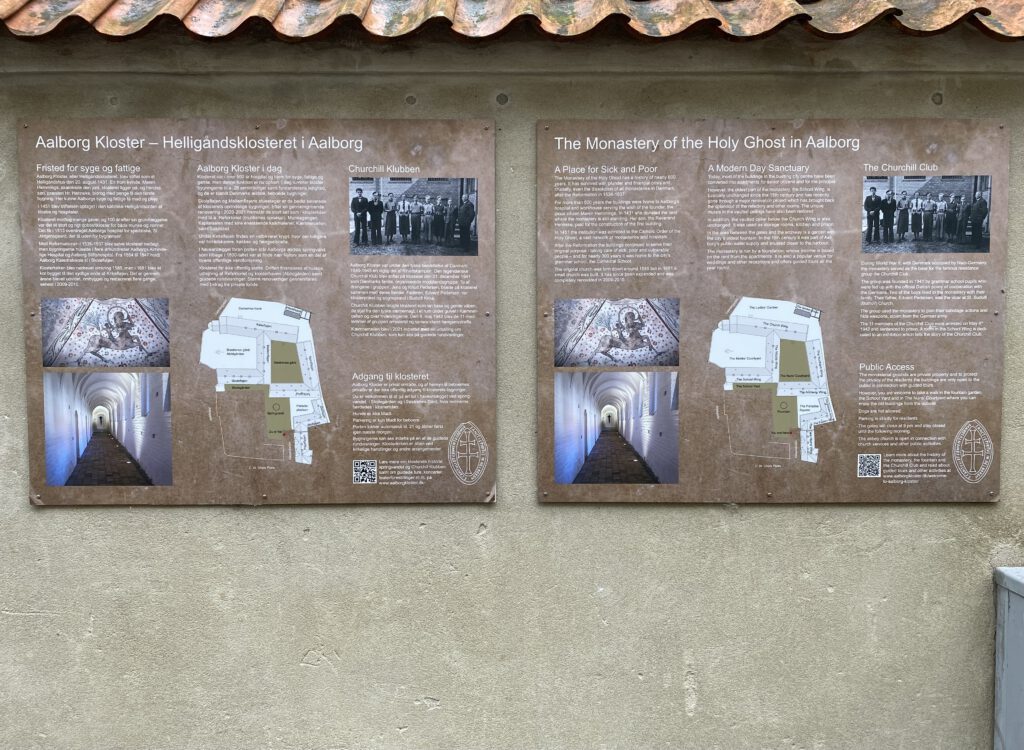 Ålborg Kloster Infotafel