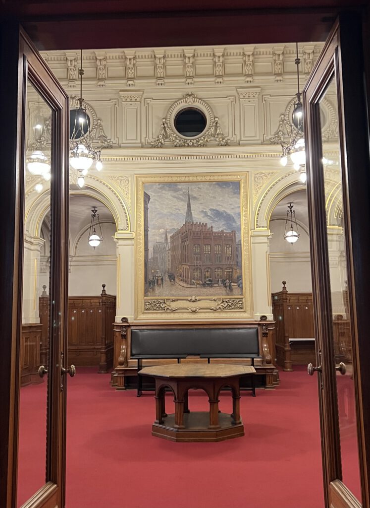 im Hamburger Rathaus