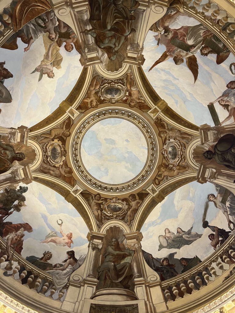 Decken Malerei im Hamburger Rathaus