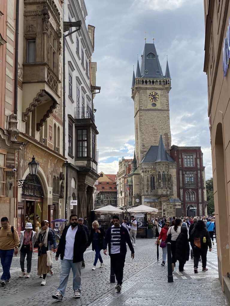 Rathausturm in Prag