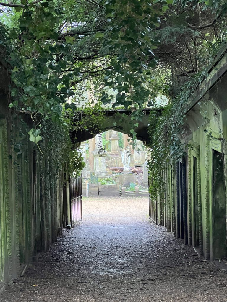 Highgate Cemetery in London