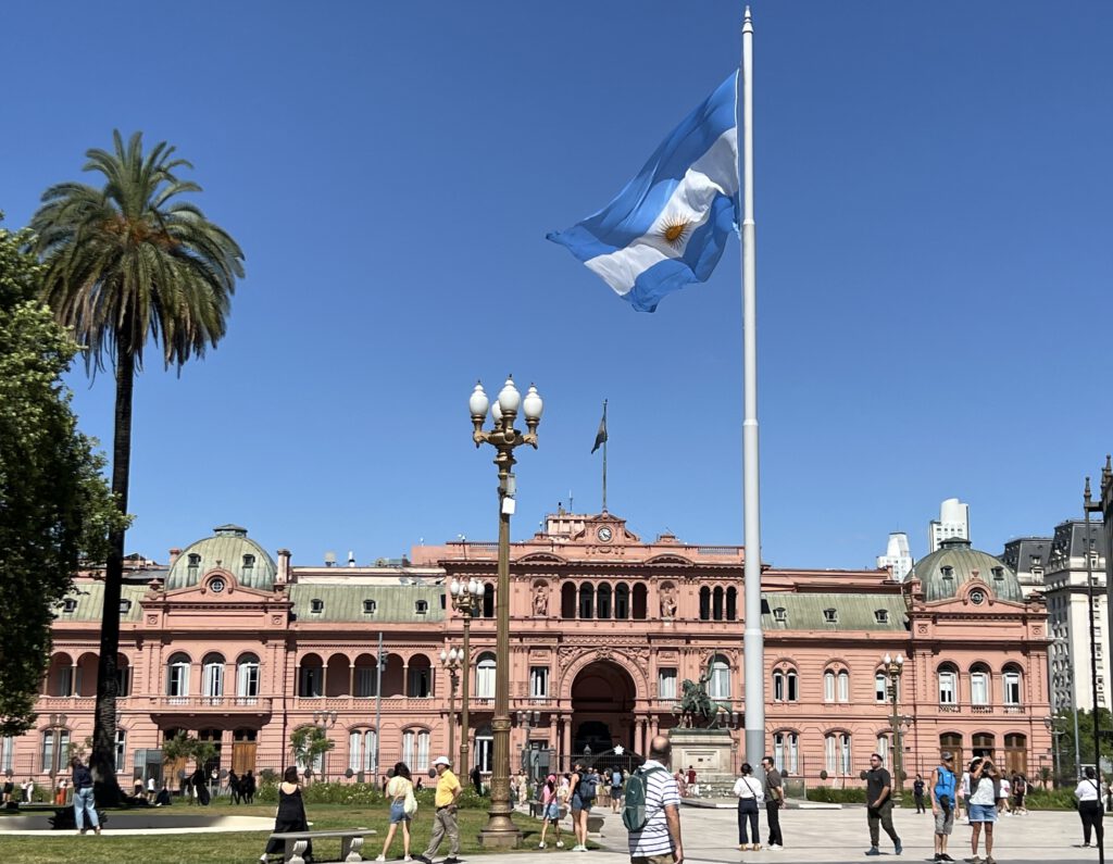 Casa Rosada an der Plaza de Mayo