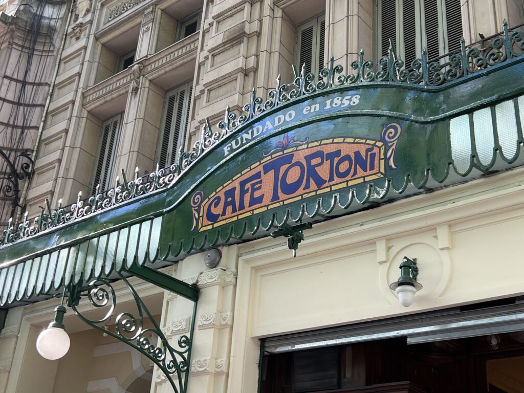 Café Tortoni in Buenos Aires