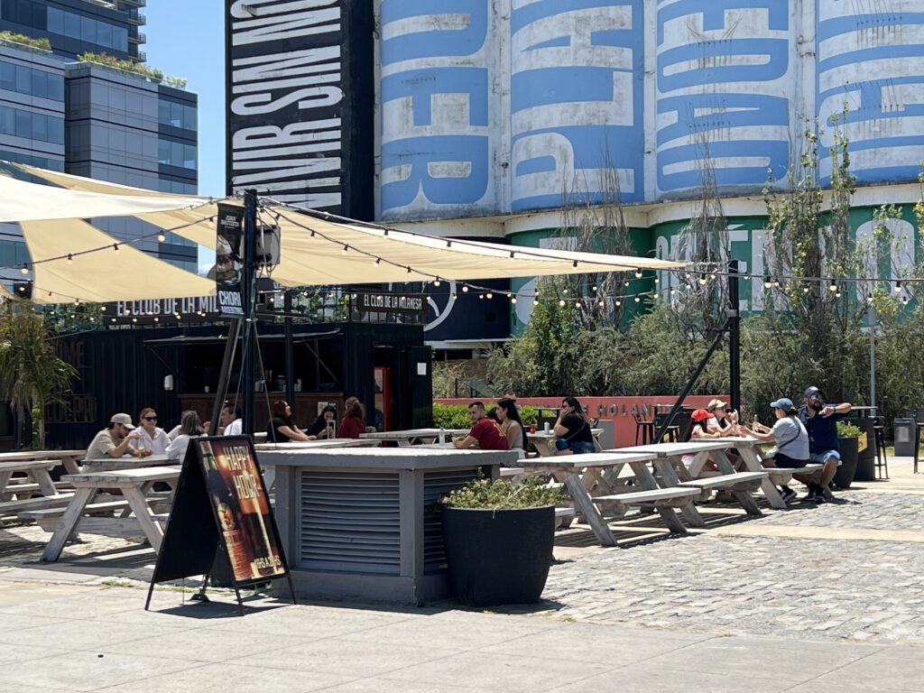 Open Air Bar in Puerto Madero