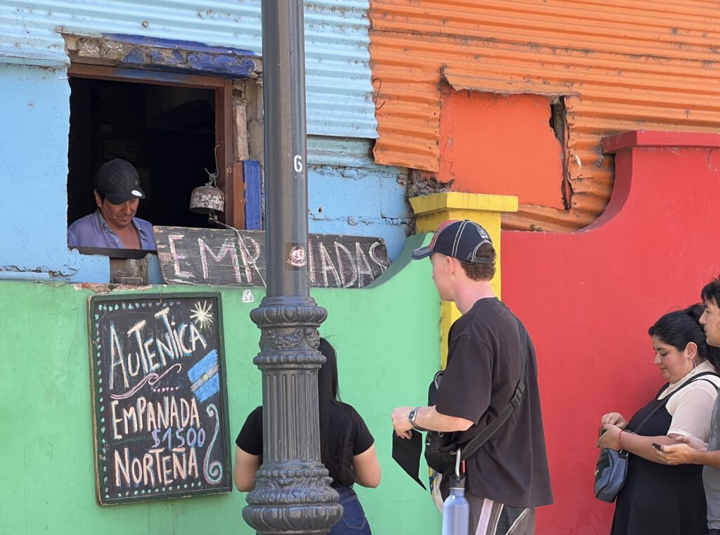 Empanada-Fenster-Verkauf in La Boca