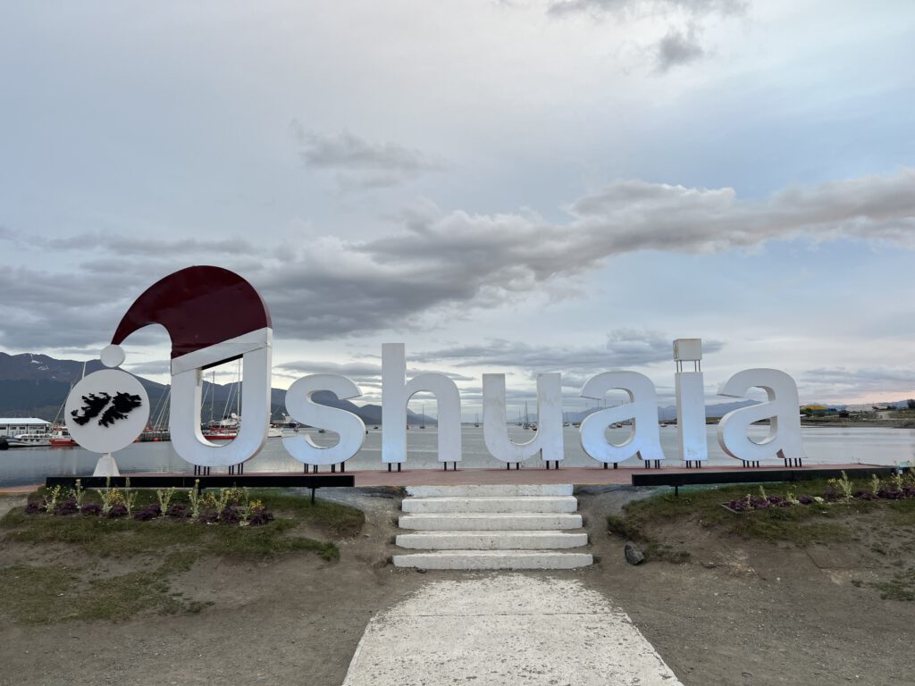 Ushuaia Schild