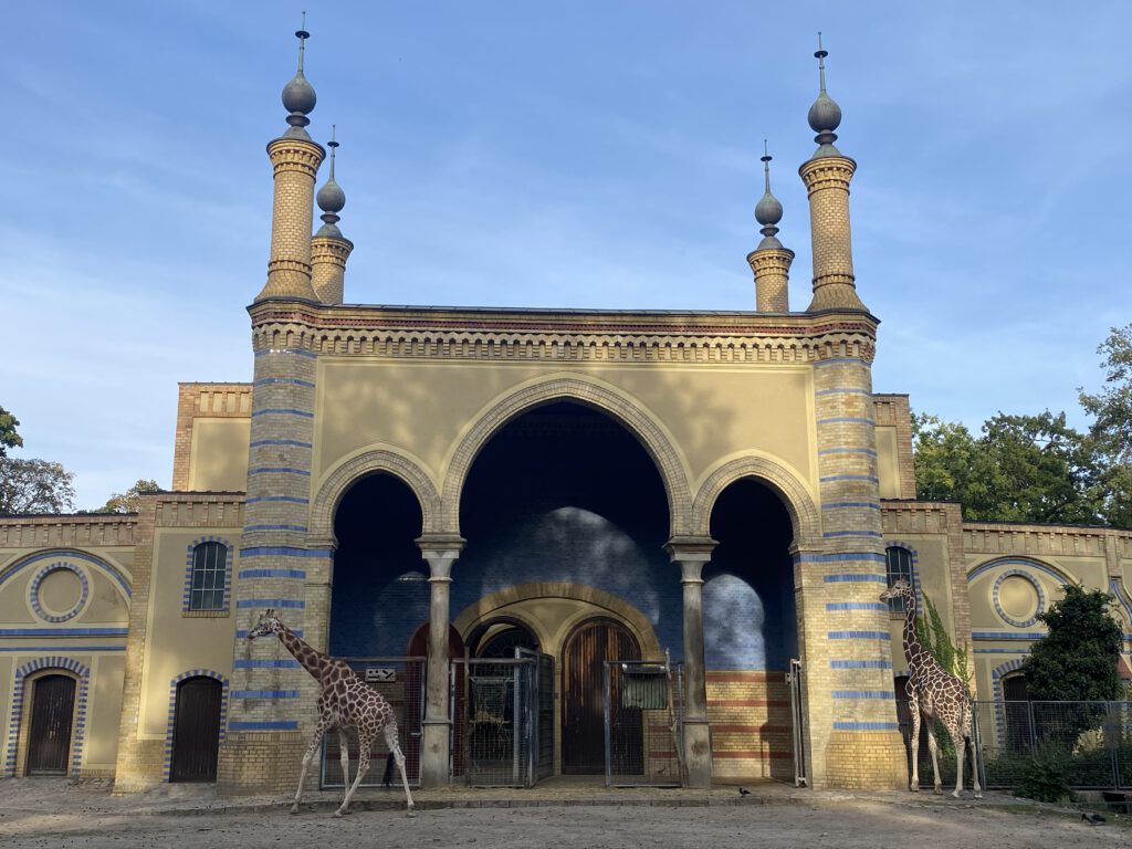 Giraffenhaus im Zoo