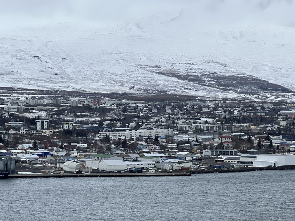 Blick auf Akureyri