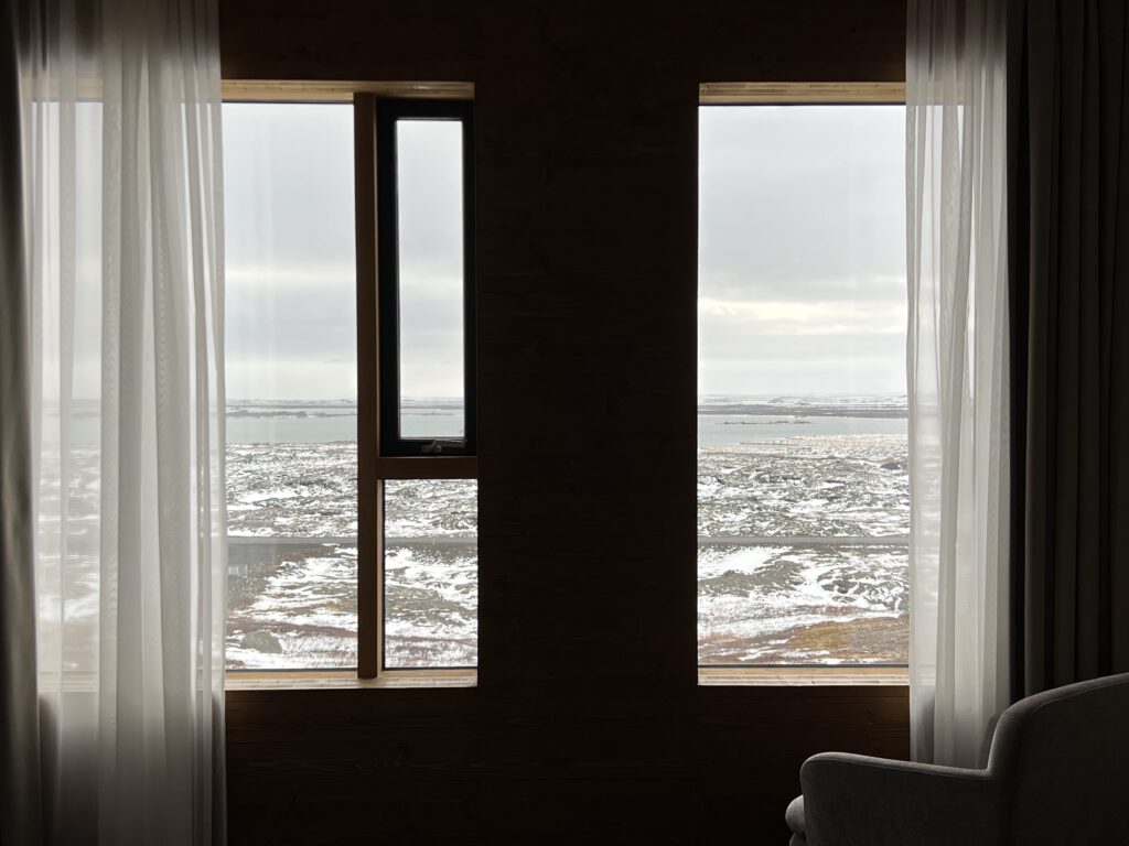 Blick aus dem Zimmer Fosshotel Myvatn