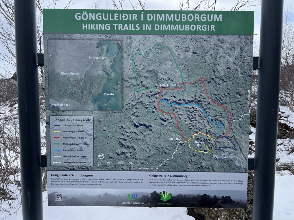 Wanderwege in Dimmuborgir