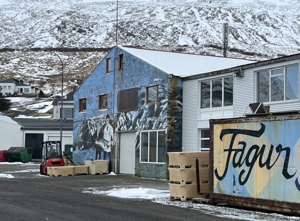 Fischhalle am Hafen von Ólafsfjörður