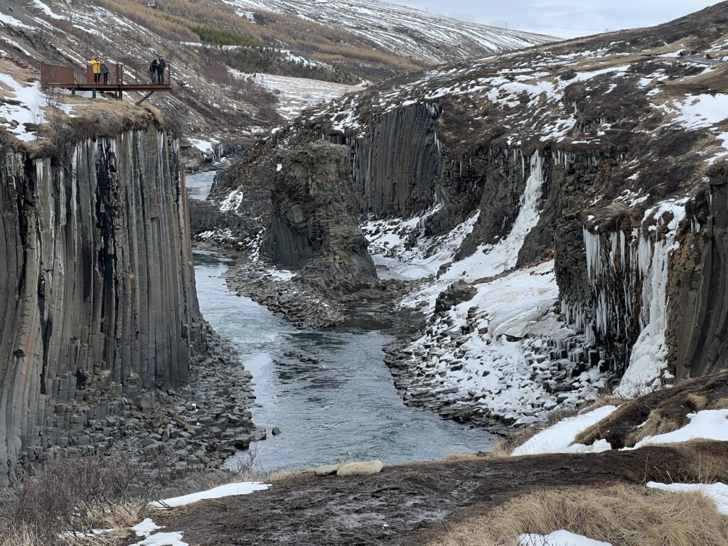 Stuðlagil Canyon mit Aussichtsplattform
