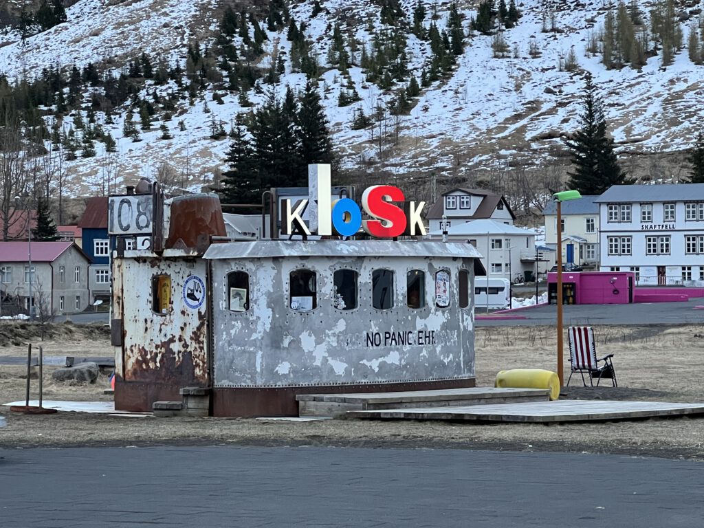 DIY Kiosk in Seydisfjördur