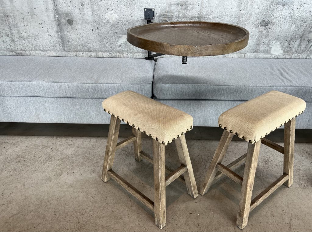 Tisch im Hafnarhús Café