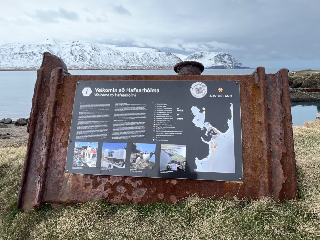 Hafnarhólmi Infotafel