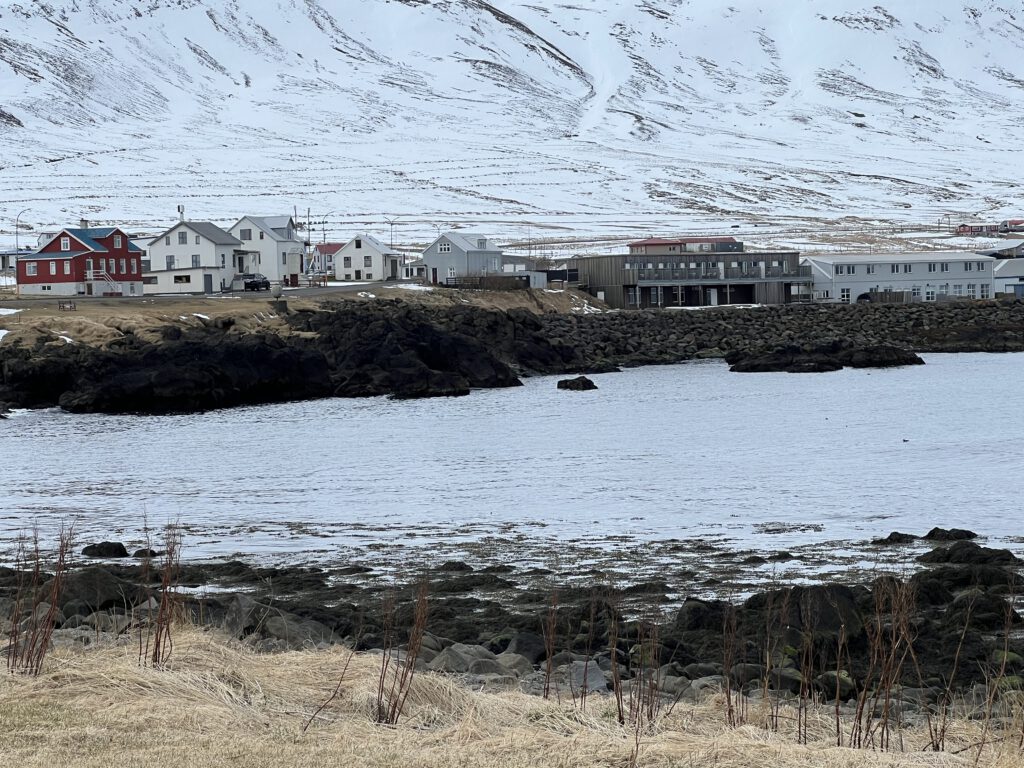 Blick auf Bakkagerði