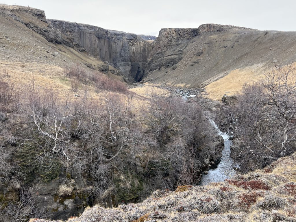 Schlucht beim Hengifoss