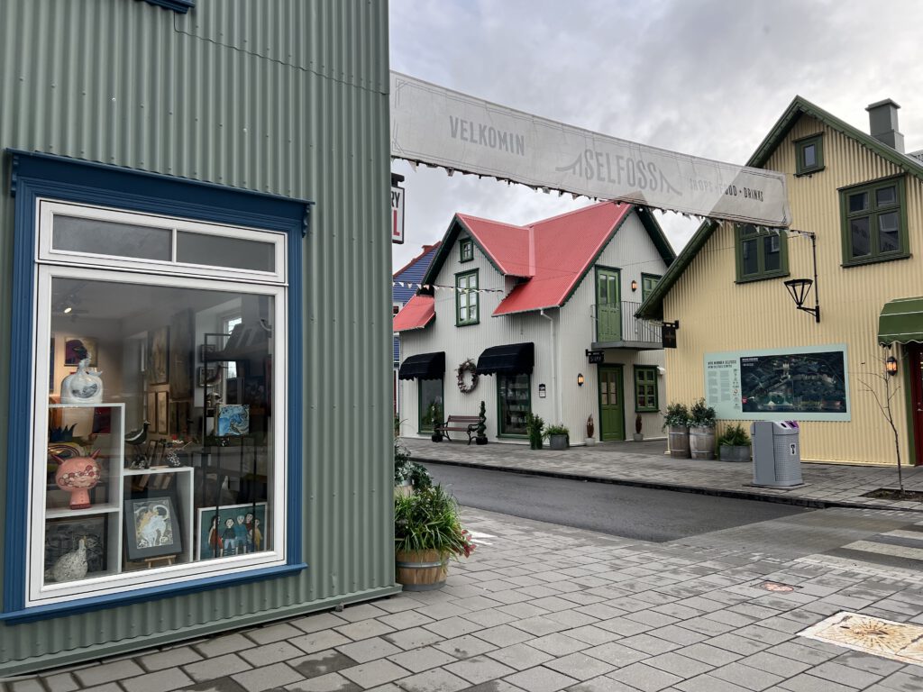 Velkomin Banner in Selfoss