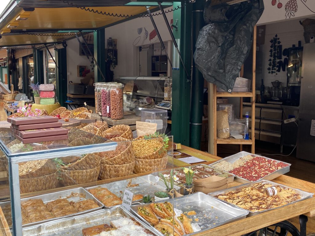 Naschmarkt Auslage