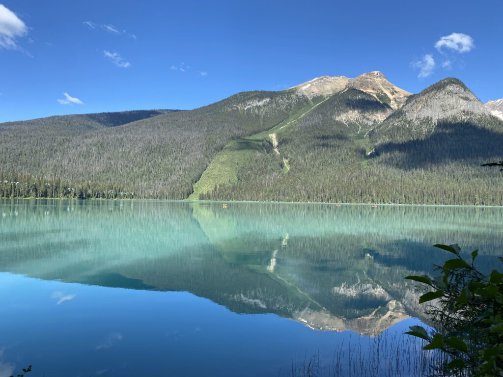 Emerald Lake mit Spiegelung