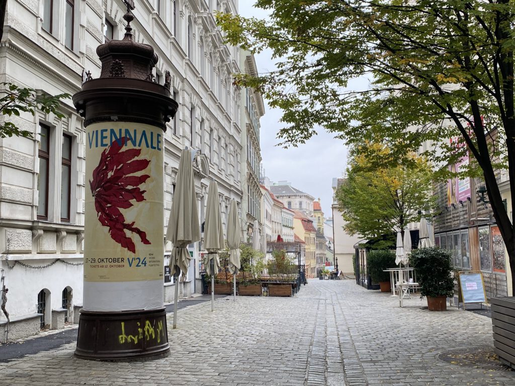 Litfasssäule am Spittelberg
