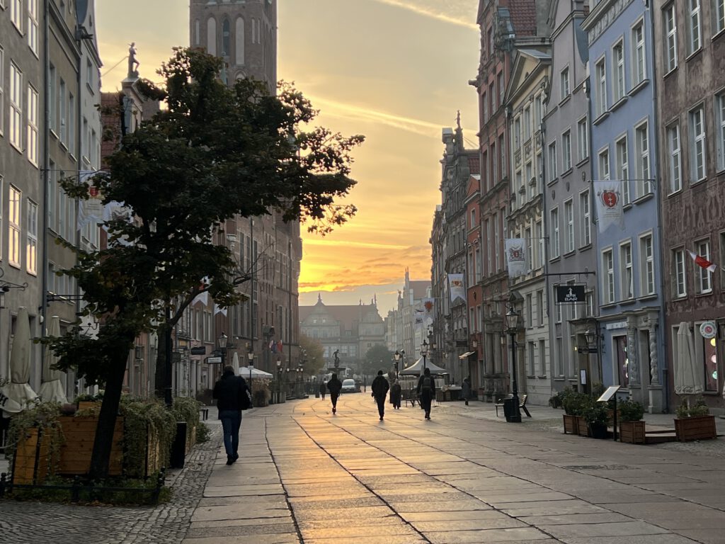 Langgasse zum Sonnenaufgang