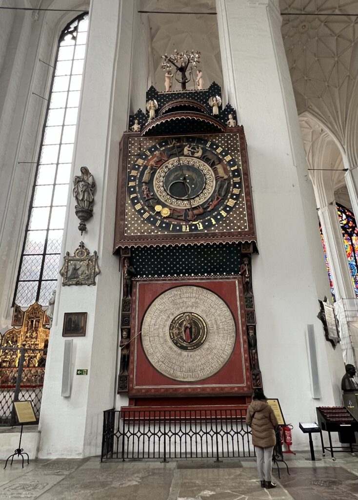 astronomische Uhr Marienkirche Danzig