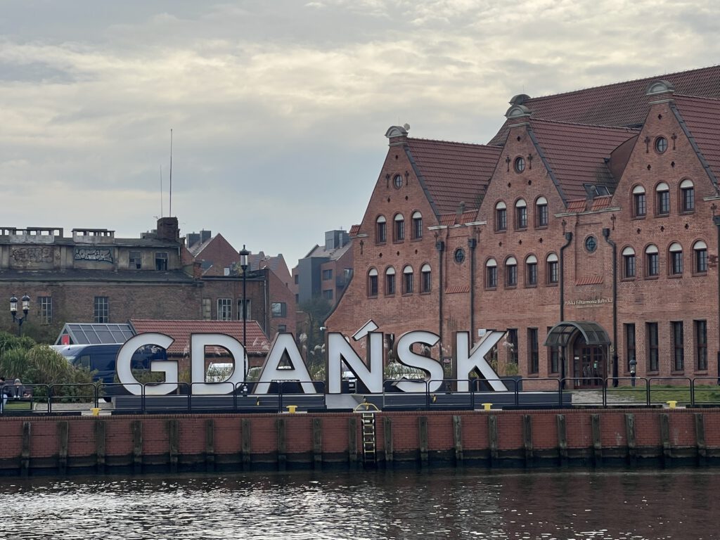 Gdansk Schriftzug